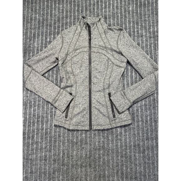 Lululemon Jackets & Blazers - Lululemon Define Jacket 6 Heathered Black White‎ Full Zip Luon Athleisure Sporty